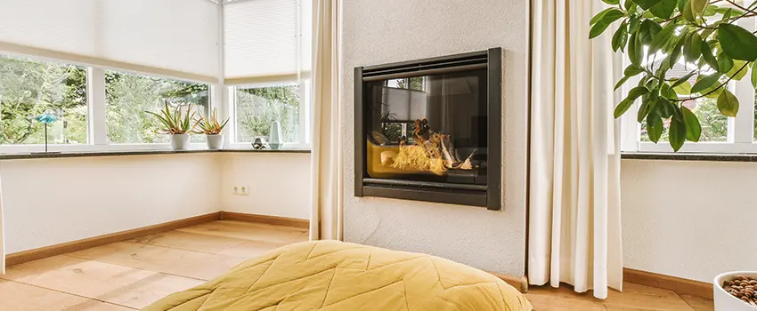 Residential Fireplace Ceramic Glass Installation in Stevenson Ranch, CA