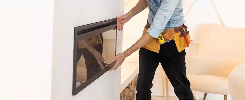 Metal Fireplace Installation in Stevenson Ranch, California