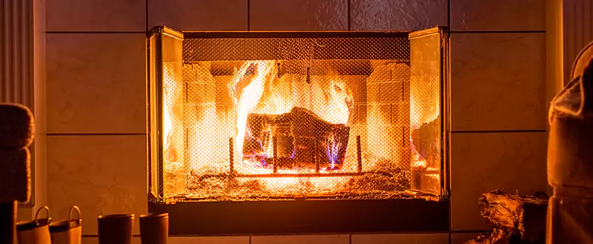 Mendota Hearth Landscape Fireplace Installation in Stevenson Ranch, California