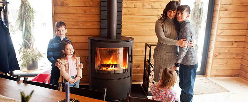 Morso Cast Iron Fireplace Insert Installation in Stevenson Ranch, California