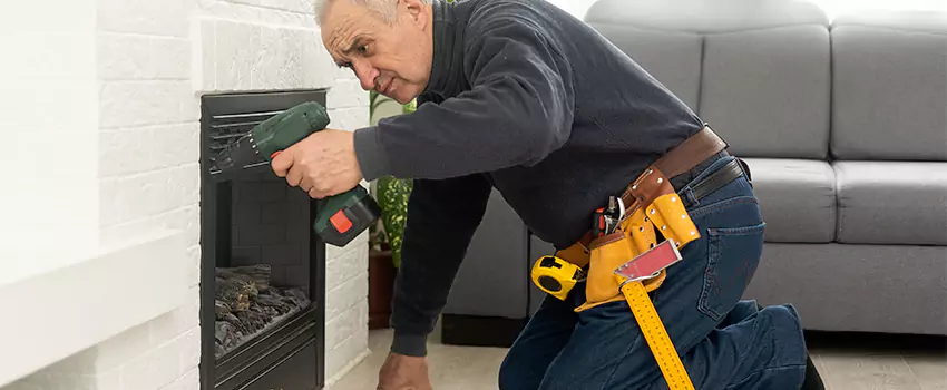 New Indoor Fireplace Installation in Stevenson Ranch, California