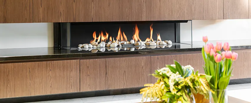 Double-height Fireplace Design Refurbishment in Stevenson Ranch, California